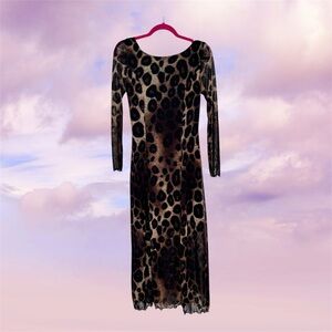 Leopard print dress